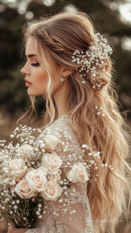 Bouquet-mariee-traditionnel-roses-et-gypsophile