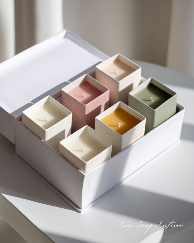 COFFRET bougies parfumees a offrir