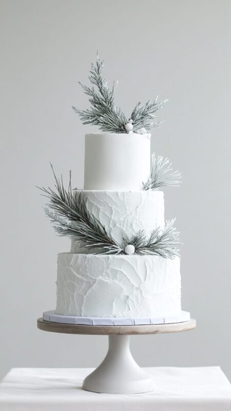 GATEAU-scandinave-mariage-hiver-wedding-cake
