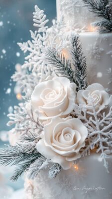 IDEE inspiration tendance gateau mariage wedding cake pour hiver