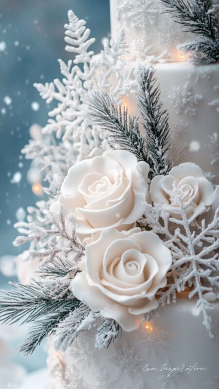 IDEE inspiration tendance gateau mariage wedding cake pour hiver