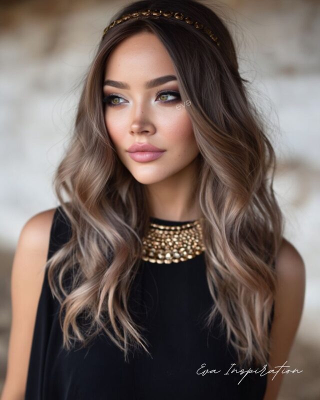 Khaki Bronde tendance cheveux couleur brun beige blond