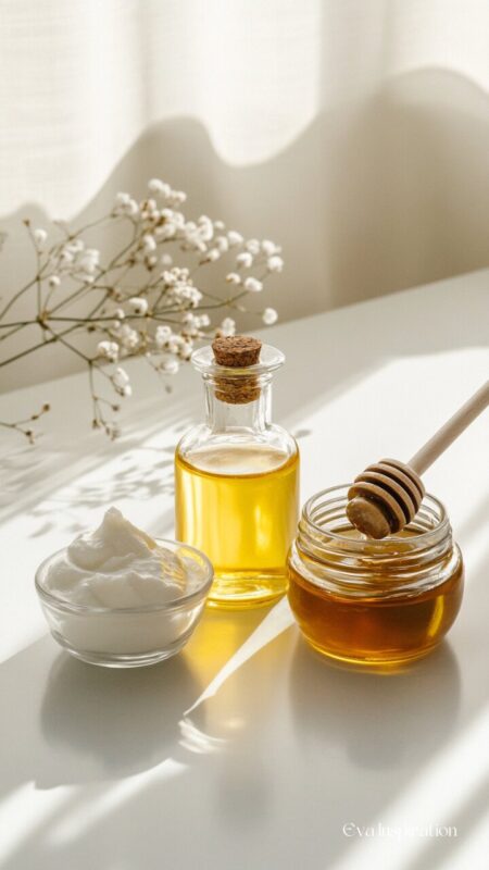 MASQUE hydratant argan miel yaourt