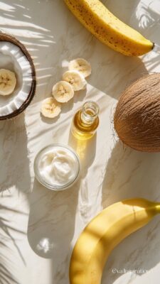 MASQUE hydratant coco banane yaourt