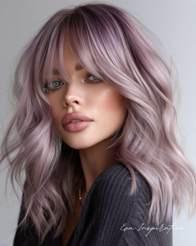 Smoky Pastel couleur cheveux tendance idee