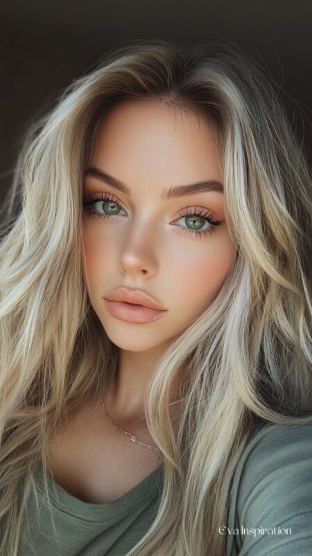blonde-yeux-vert-maquillage-idee-naturel