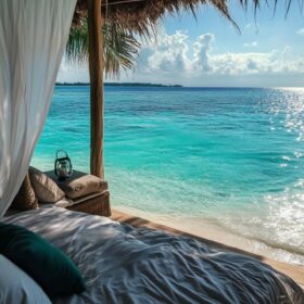 cabane-plage-lit-vue-sur-mer-voyage-de-reve