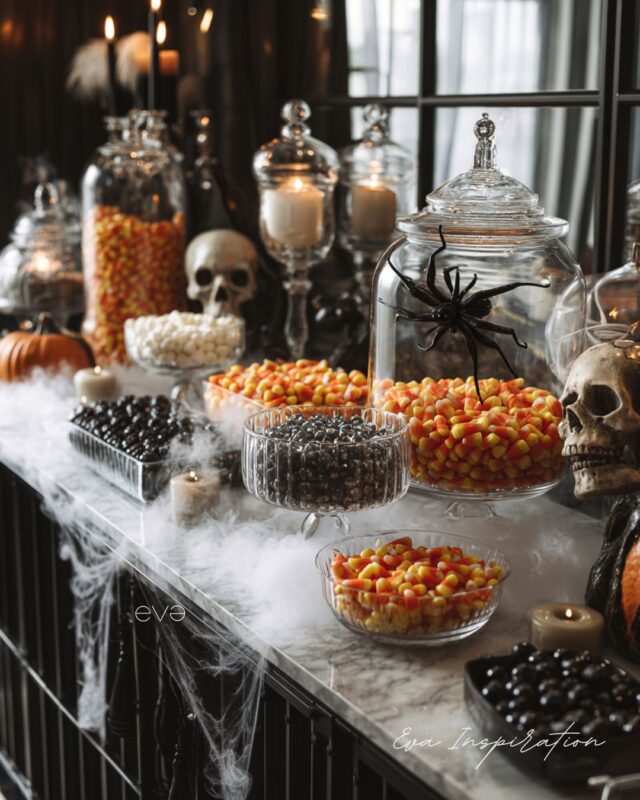candy bar halloween idee decoration