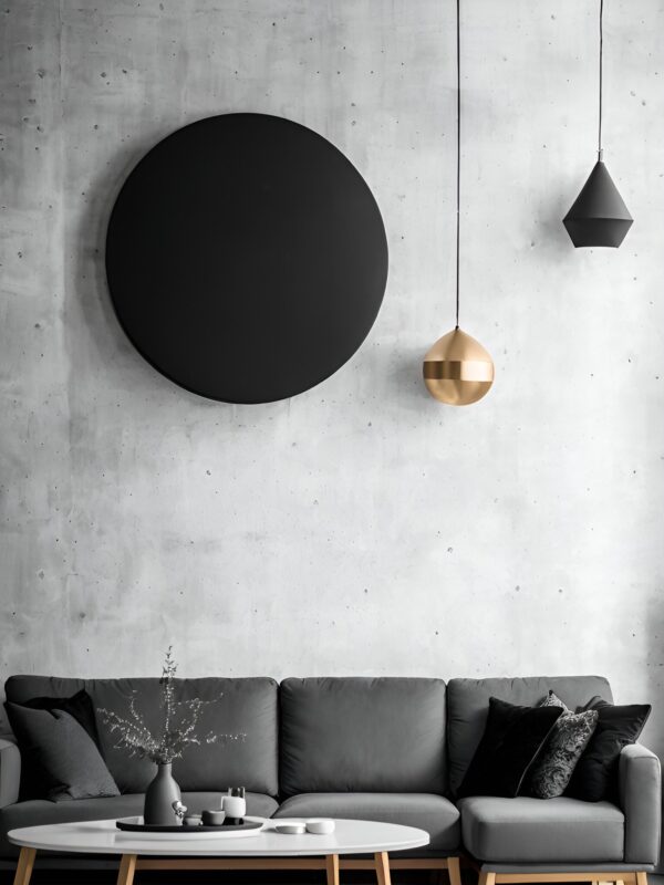 cerle-noir-metal-deco-mural-architecte-contemporain-geometrique
