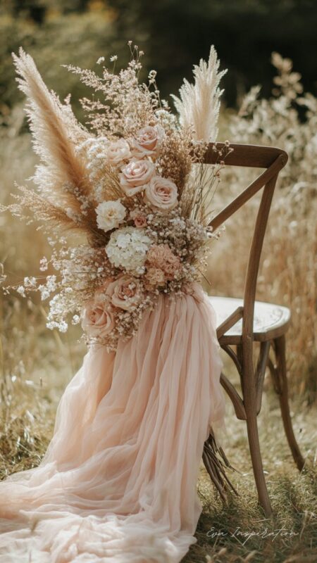 chaise-boheme-fleurs-seche-mariage