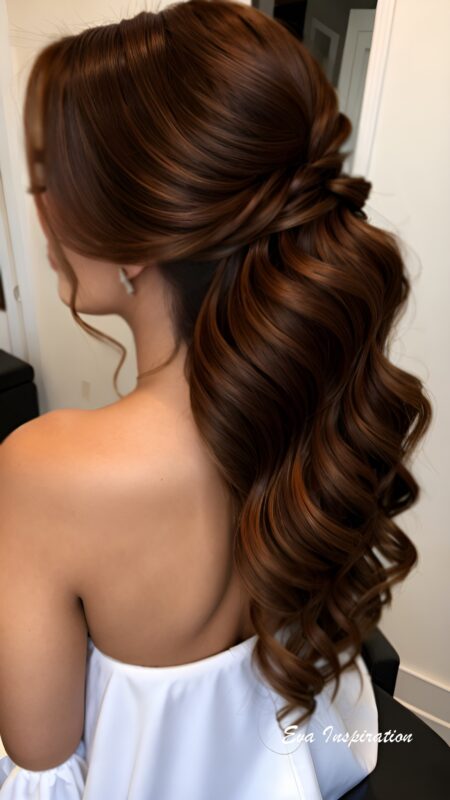 cheveux-SEMI-LACHE-ondule-simple-chic-coiffure-mariee