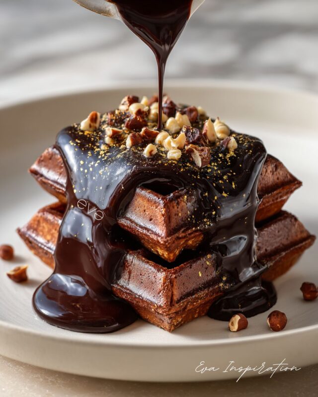 chocolat brillant recette gaufre meolleux rapide