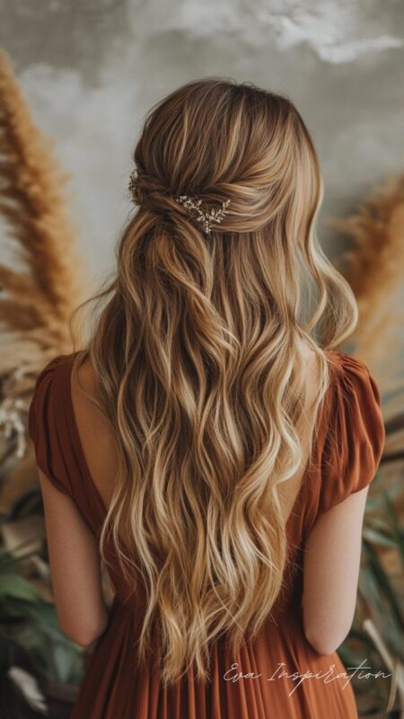 coiffure-simple-demoiselle-honneur-look-inspo