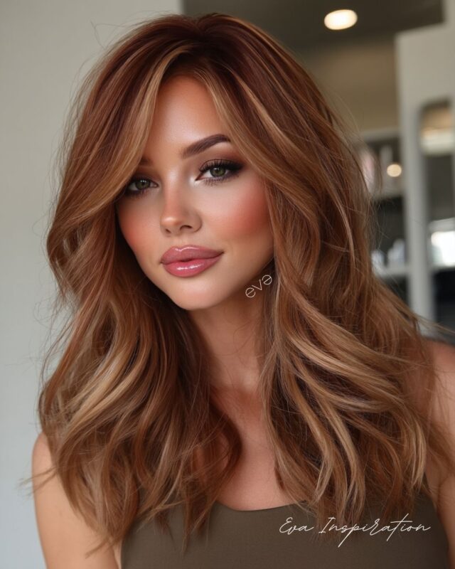 couleur cheveux cuire blond idee tendance