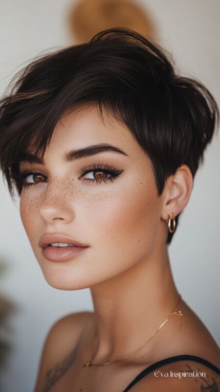 coupe-courte-femme-tendance-brune
