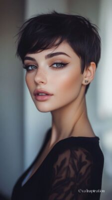 coupe_courte_femme_moderne_coiffure stylee