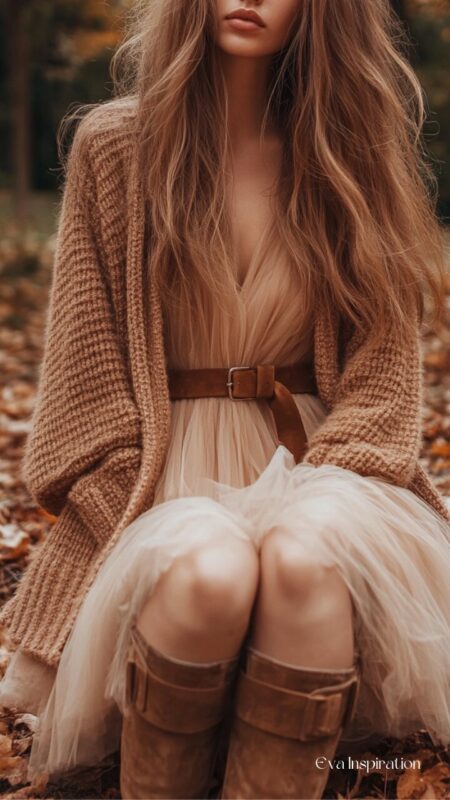 femme-outfit-automne-jupe-tulle-tutu