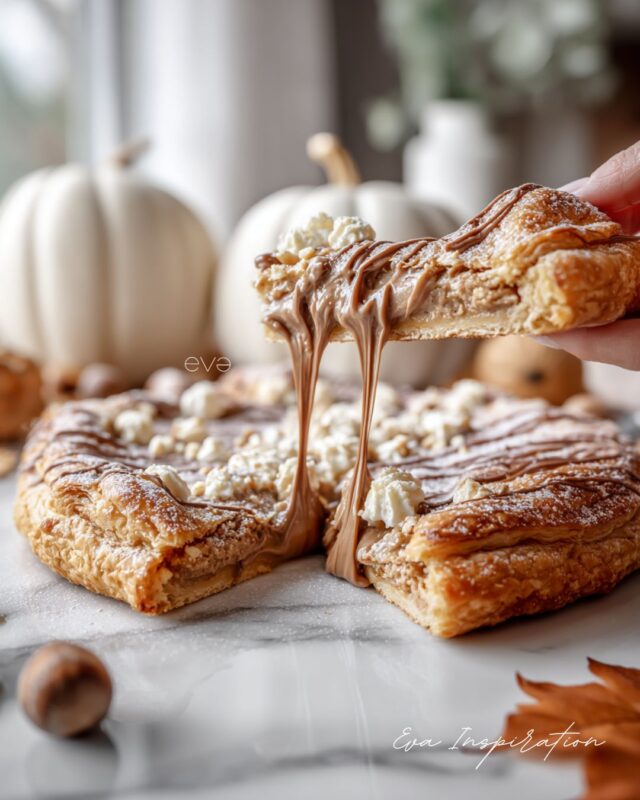 galette feuillette noisette automne idee gourmande