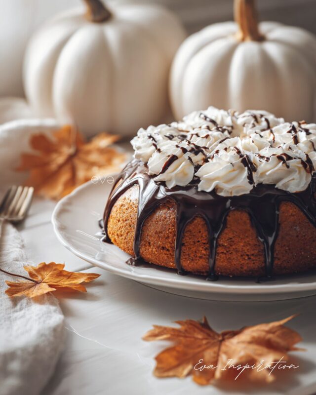 gateau citrouille epice automne idee