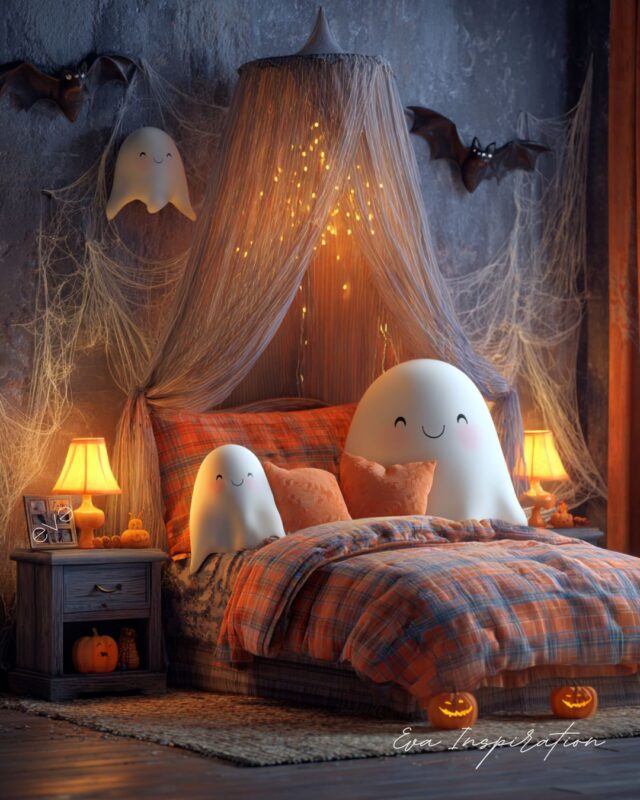 idée chambre enfant decoration halloween