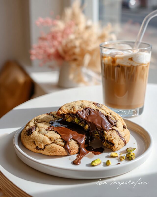 idee cookie chocolat pistache