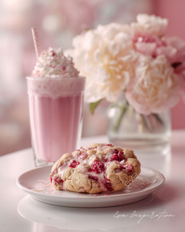 idee cookie fraise framboise