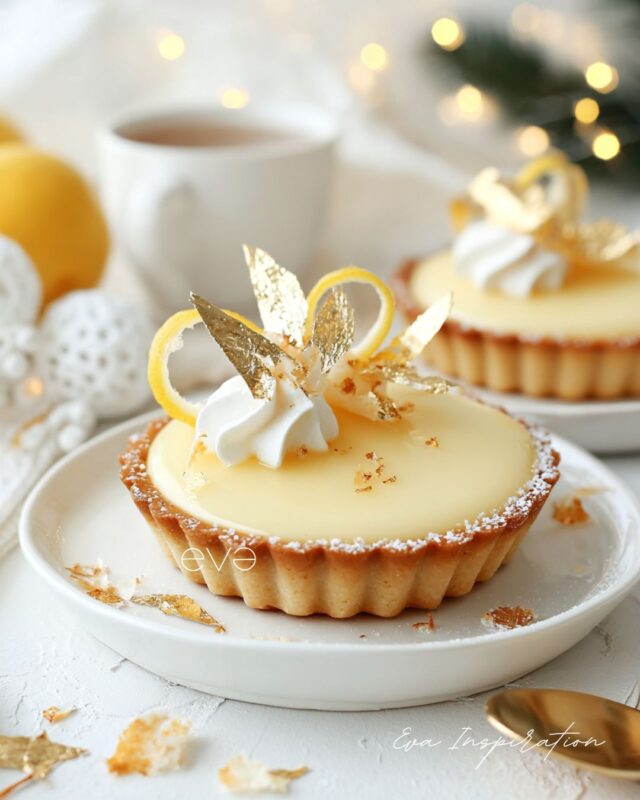 idee dessert individuel jour de lan tartelette citron