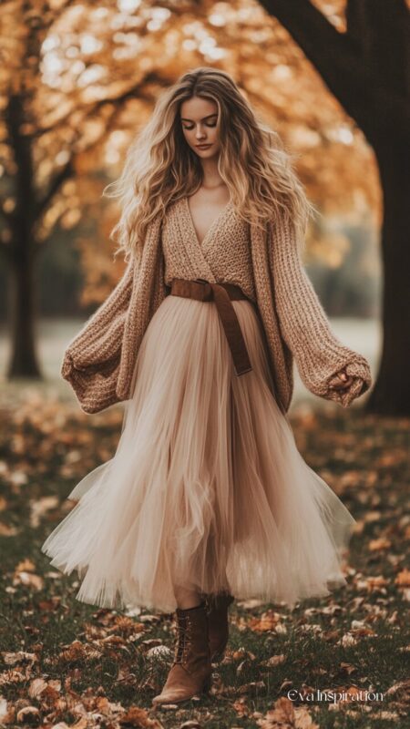 jupe-automne-beige-tutu-tulle-outfit-mode