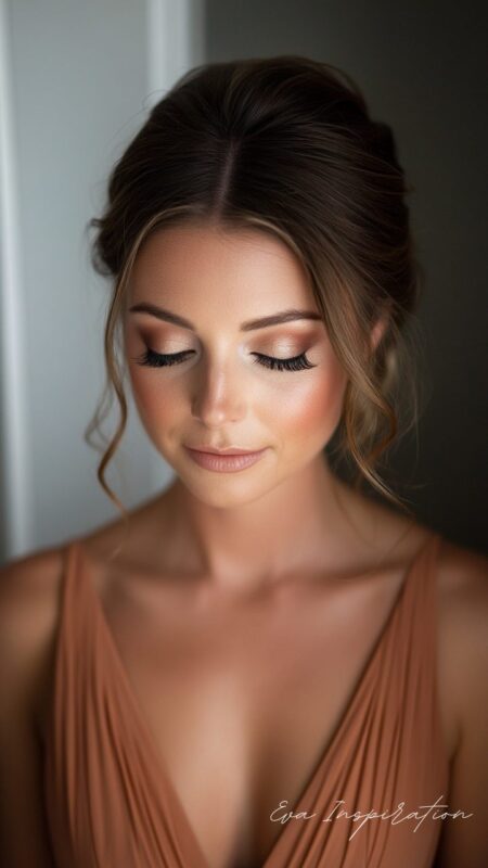 makeup-robe-terracotta-demoiselle-honneur