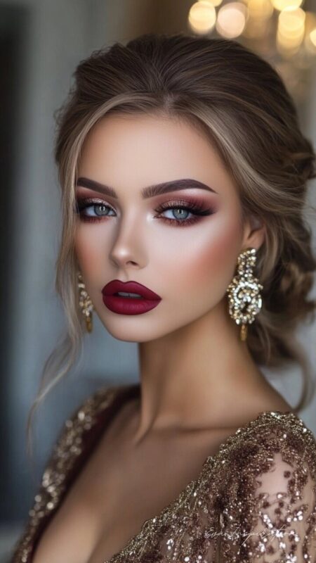 maquillage-arabe-bordeau-mariage