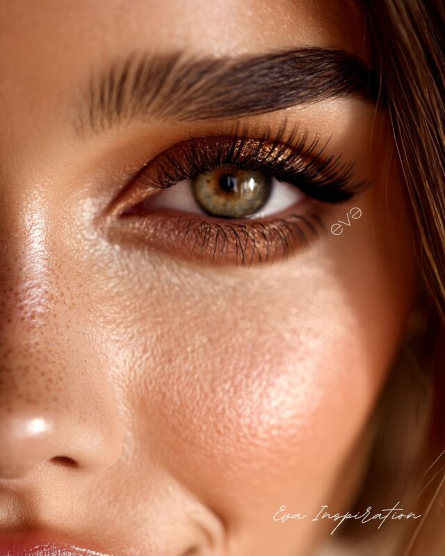 maquillage avec cils naturels