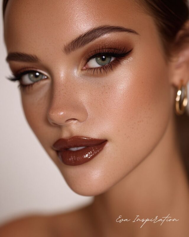 maquillage saint valentin couleur chocolat