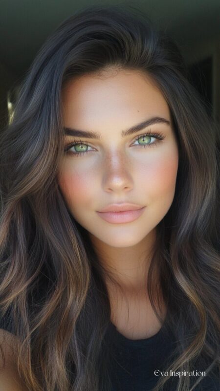 maquillage yeux verts