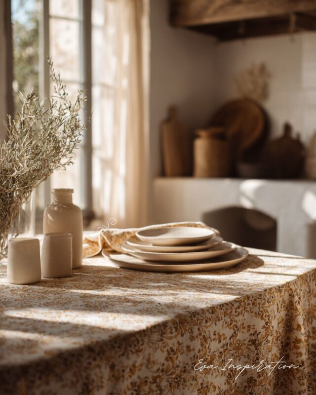 nappe cuisine imprimé tendance