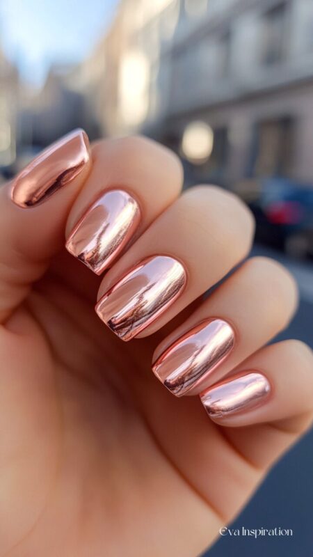 ongle-rose-metallique-gold-manucure
