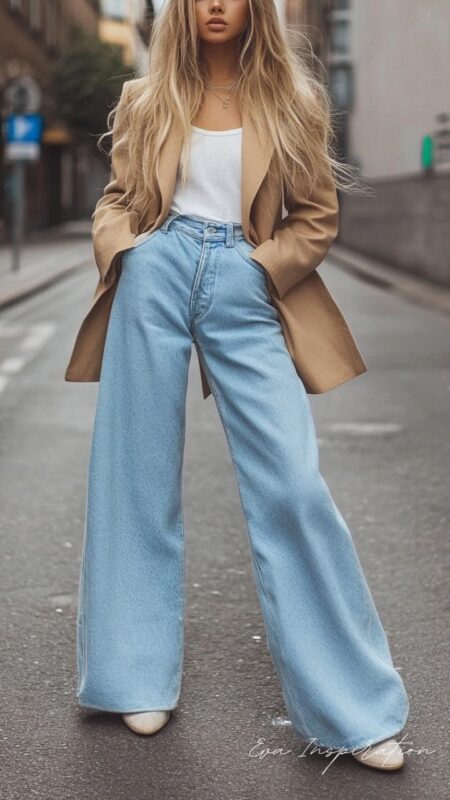 Outfit chic décontracté lycée rentrée