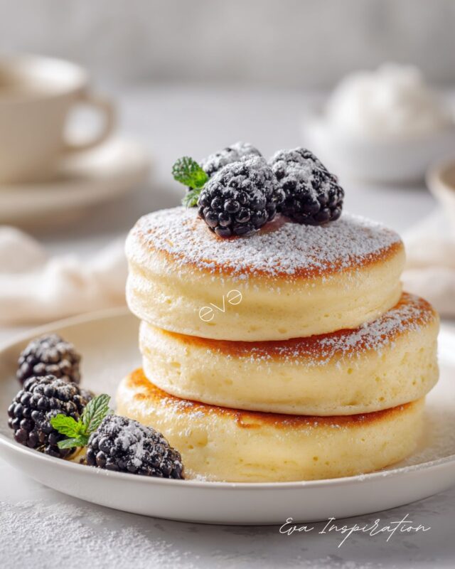 pancakes soufflé facon fluffy epais moelleux et leger