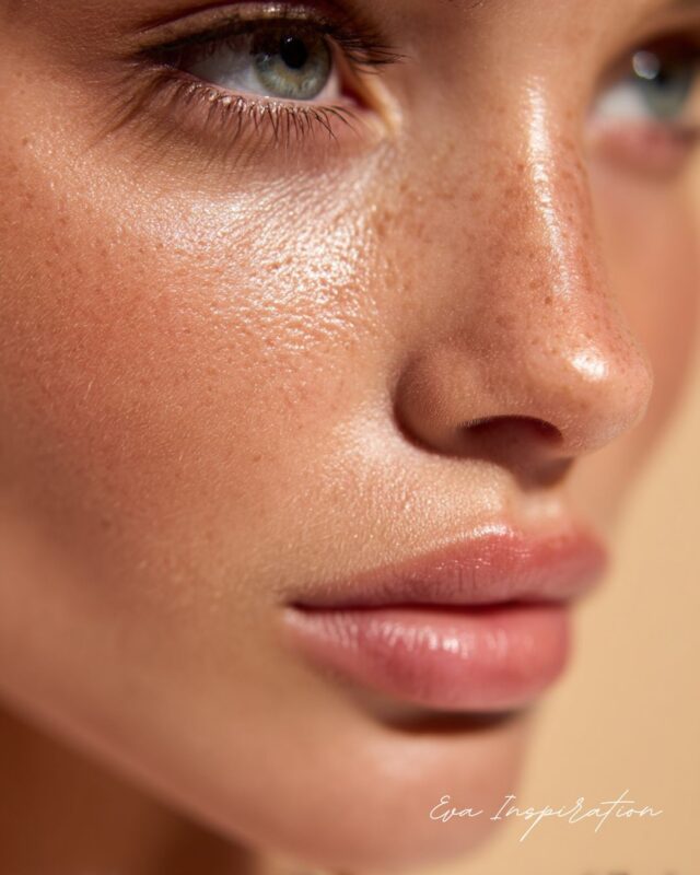 peau nette lisse nettoyage point noir