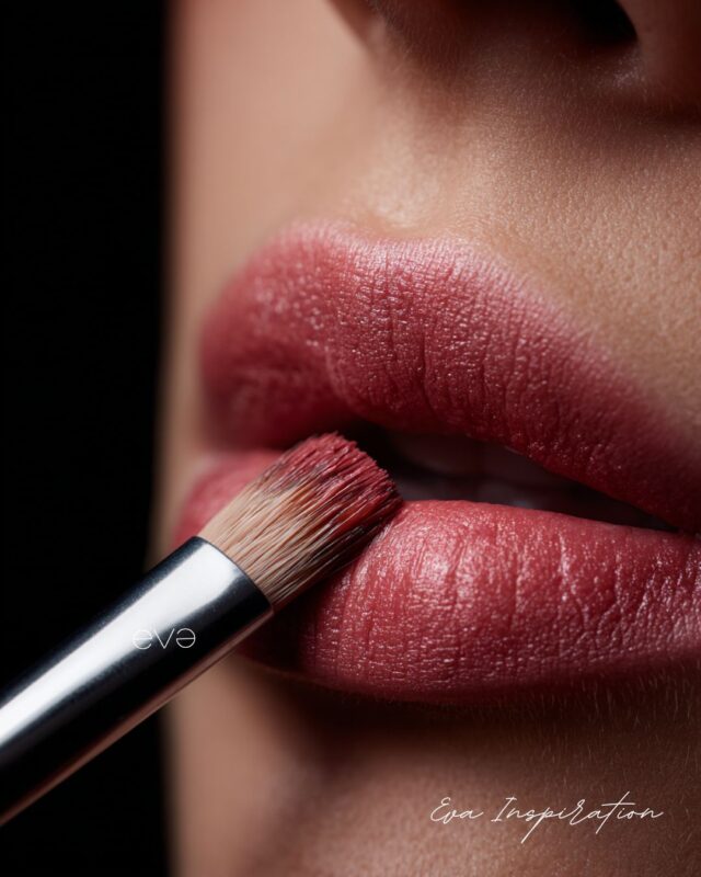 pinceau levres application rouge a levres