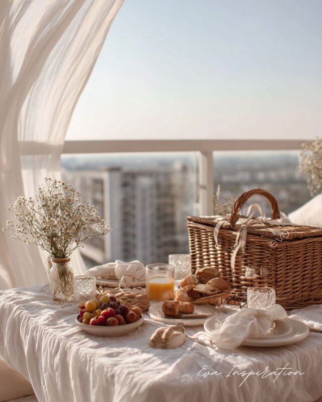 pique nique intimiste balcon idee