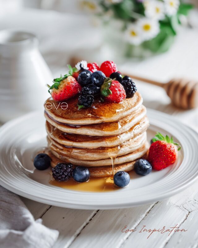 recette pancakes avoine healthy aesthetic