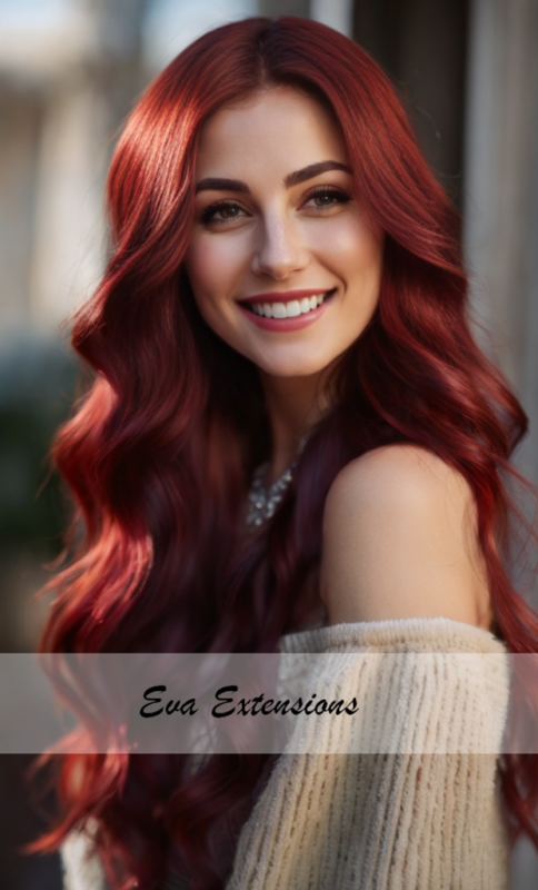 red hair color rouge cerise coloration 2025 TREND TENDANCE FEMME