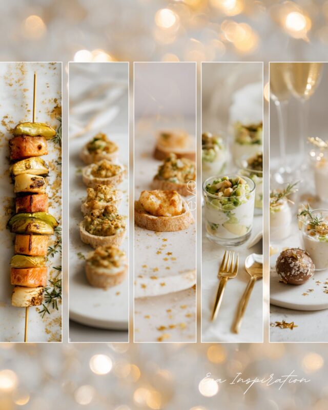 repas du Nouvel An façon apéritif dînatoire