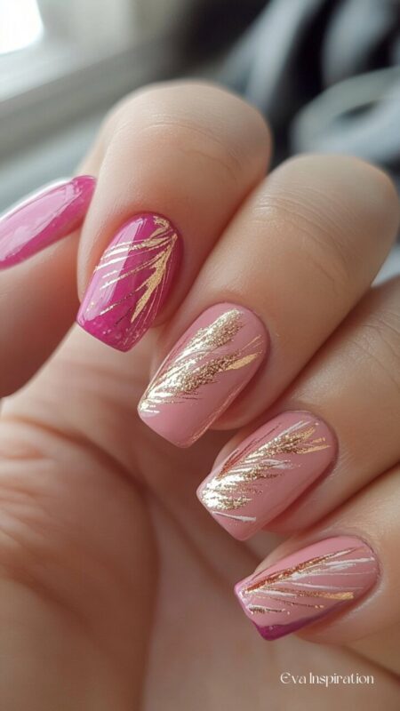 rose-et-or-manucure-ongle