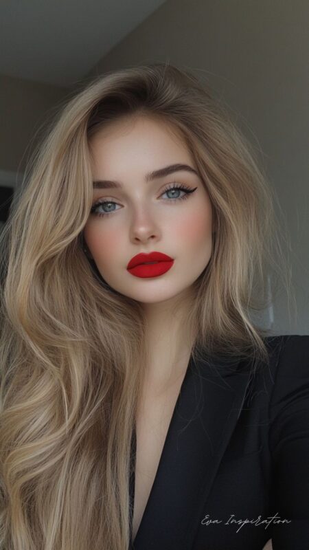 rouge-levre-rouge-casual-business-femme-woman