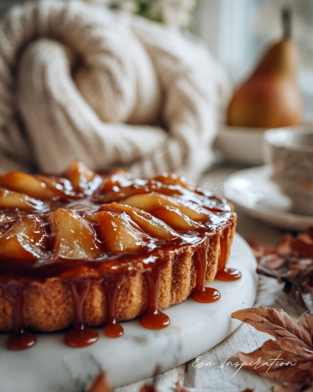tarte poire gourmande idee dessert pour automne