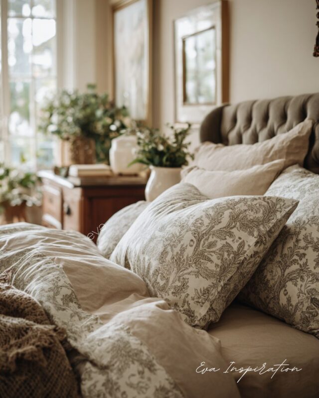 tendance deco imprime motif chambre